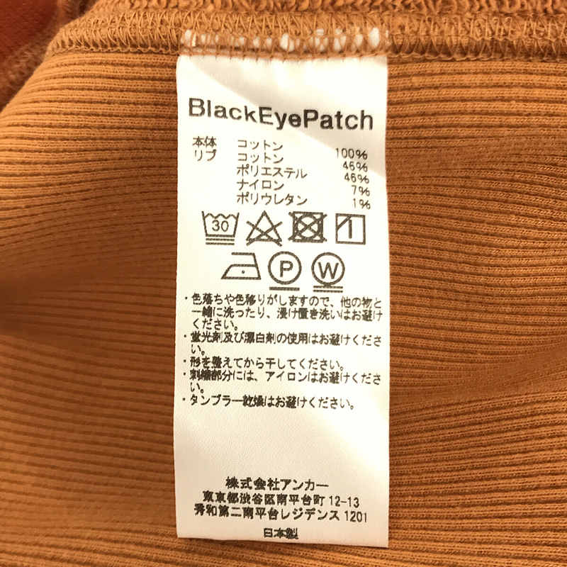 BlackEyePatch / ブラックアイパッチ ×WASTED YOUTH クルーネック スウェット 保存袋付き