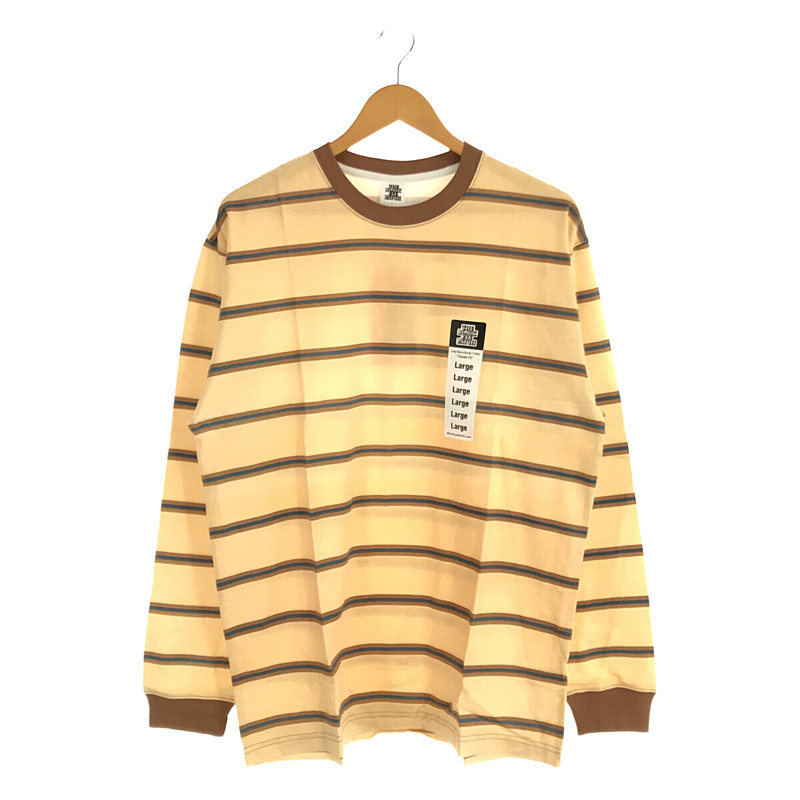 Label Bordered Long-Sleeve Tee ボーダー ロングスリーブTシャツ 保存袋付き