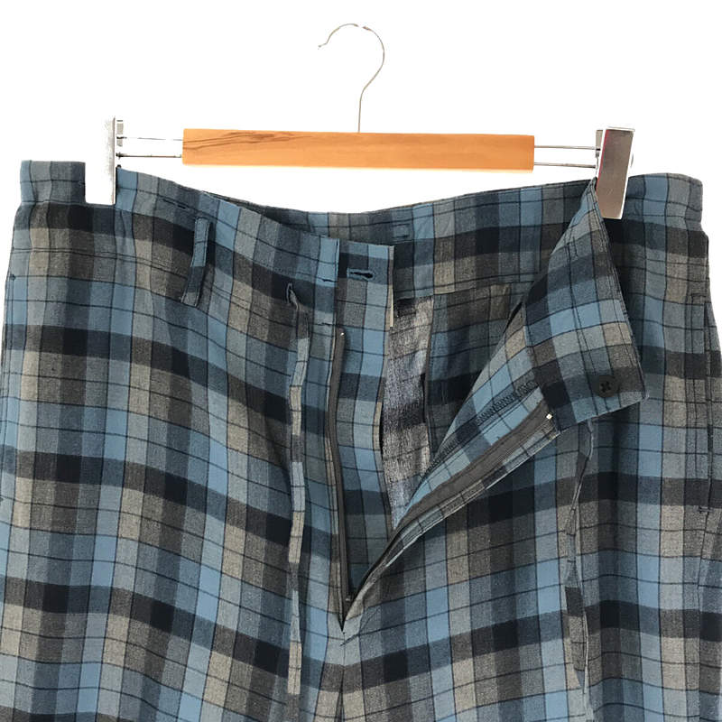 YOKE / ヨーク WIDE PAJAMA PANTS CHECK チェック ワイド イージー スラックス パンツ