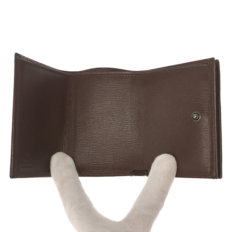 GUCCI / グッチ 681708 × BALENCIAGA バレンシアガ ザ ハッカー プロジェクト ネオ クラシック コンパクト ウォレット 三つ折り財布 箱・保存袋付き