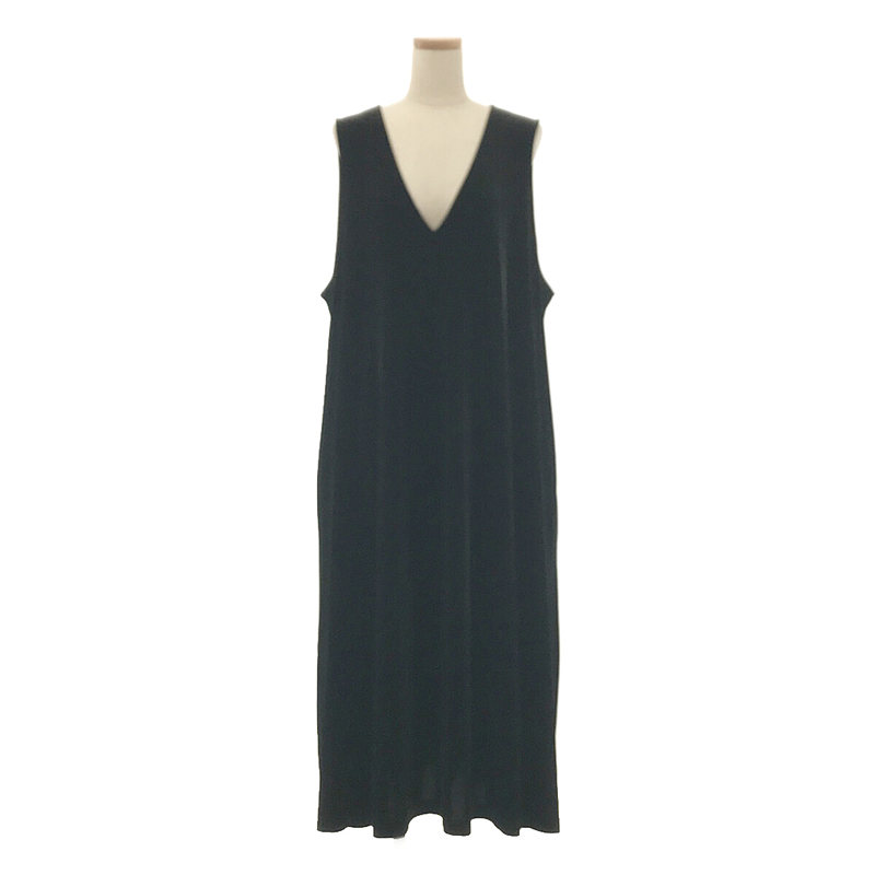 THE DRESS #16】no-sleeve velour one piece ノースリーブベロア