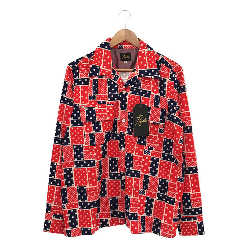 2022AW CLASSIC SHIRT - R/C FLANNEL CLOTH / PRINTED / RED LQ156