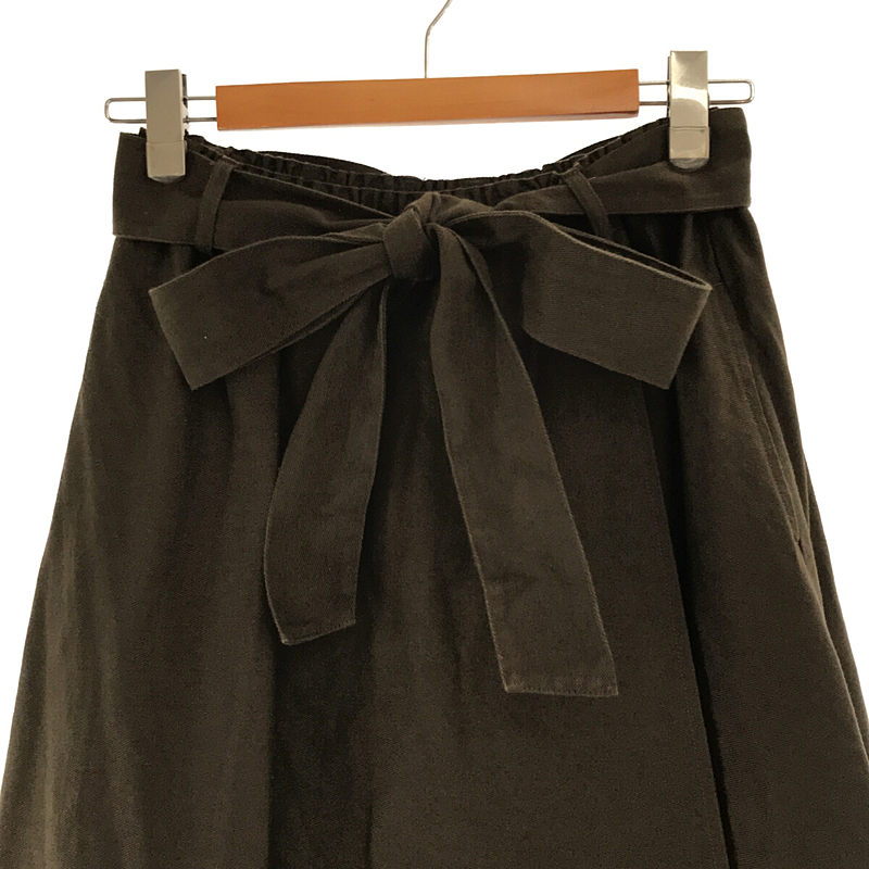 harenoti. / ハレノチ belted wraparound skirt ベルト付き ベルテッド ラップ風スカート