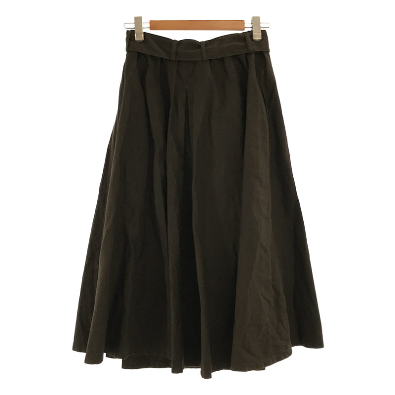 harenoti. / ハレノチ belted wraparound skirt ベルト付き ベルテッド ラップ風スカート