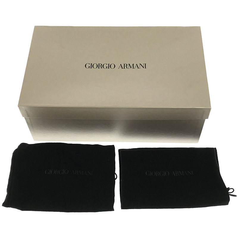 GIORGIO ARMANI / ジョルジオアルマーニ イタリア製 スエード レザーウイングチップ シューズ 箱・保存袋付き