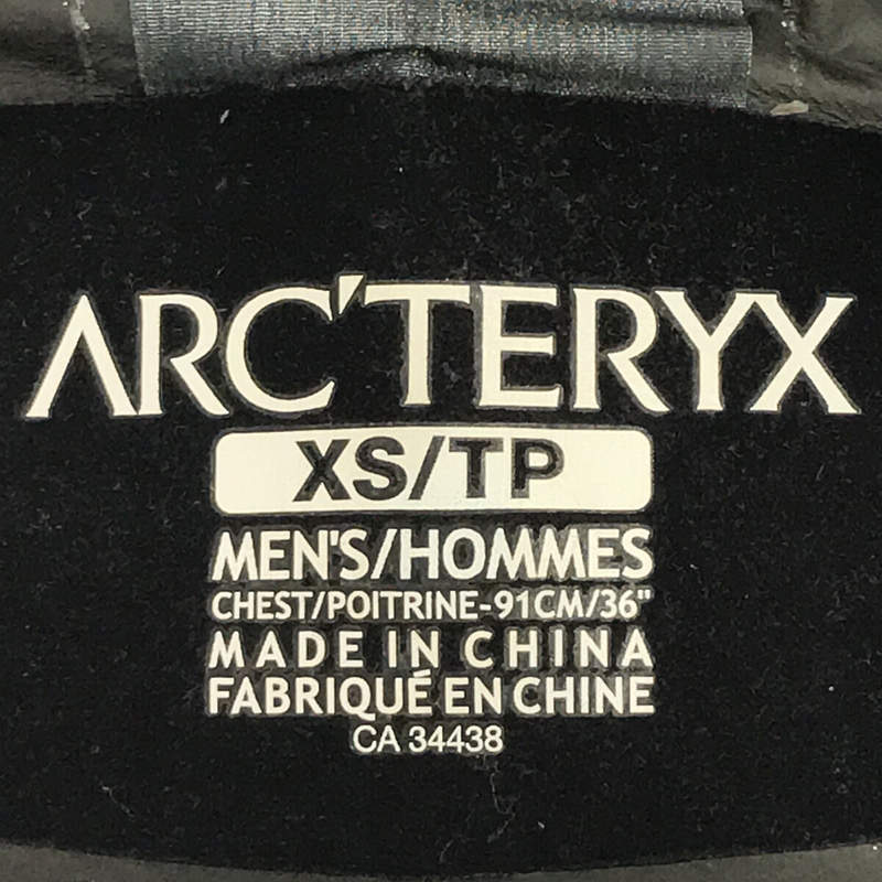 ARC'TERYX / アークテリクス GORE-TEX Alpha SV Jacket Carbon Copy Men's  ゴアテックス アルファ SV ナイロン ジャケット フーディ