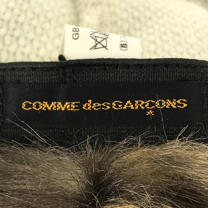 COMME des GARCONS レオパード ファー バケットハット 帽子