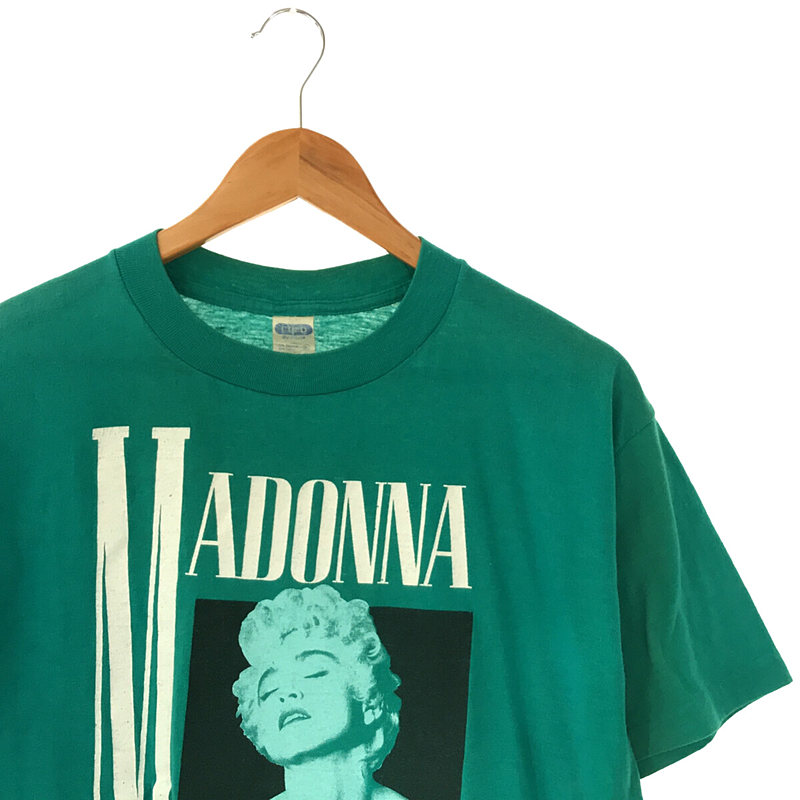 VINTAGE / ヴィンテージ古着 80s USA製 MADONNA  マドンナ WHO'S THAT GIRL ワールドツアー コットン ポリエステル ボディTシャツ