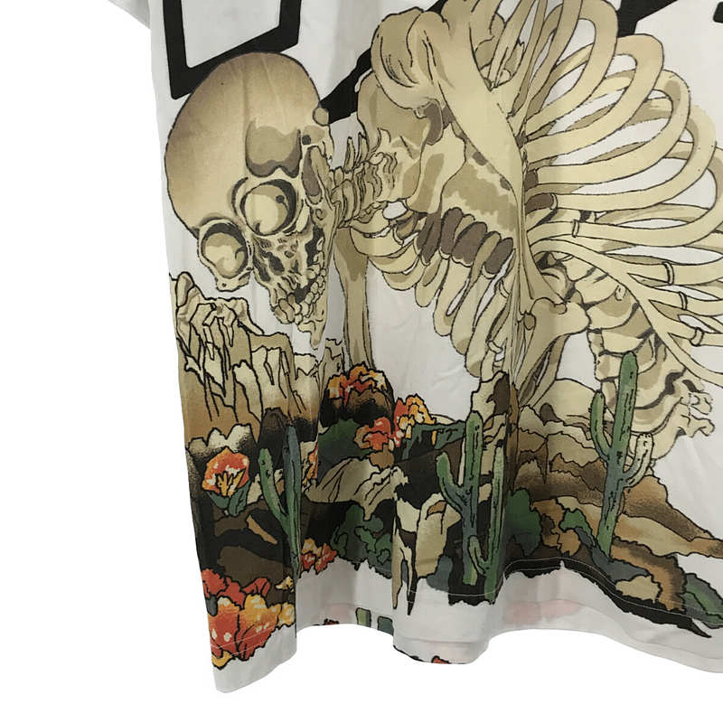 Palm Angels / パームエンジェルス Desert Skull ロゴ スカル 両面 プリント オーバーサイズ  Tシャツ