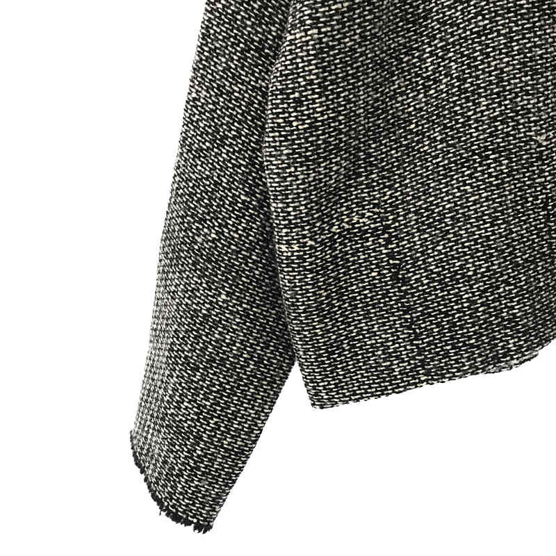 ISABELLA STEFANELLI / イザベラステファネリ CONSTANTIN - Irish spun wool ウールショートジャケット タグ付き