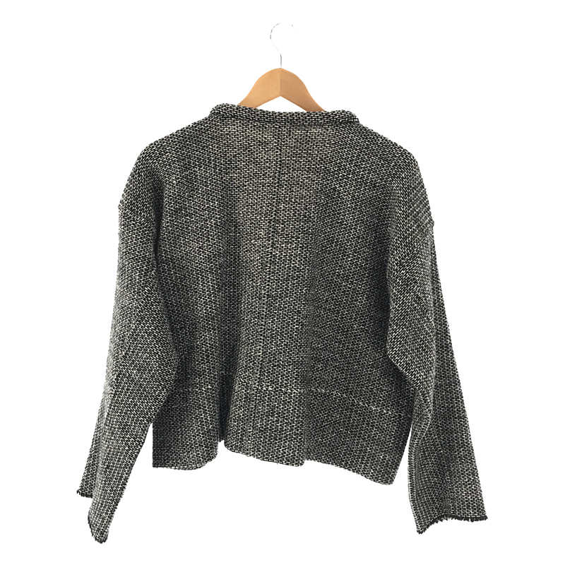 ISABELLA STEFANELLI / イザベラステファネリ CONSTANTIN - Irish spun wool ウールショートジャケット タグ付き