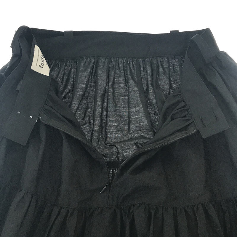 super tiered skirt スーパーティアードスカート ベルト付きfoufou / フーフー