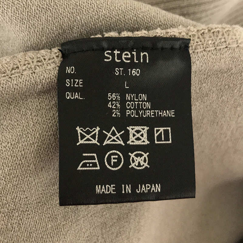 stein / シュタイン COMBINED NECK KNIT LS コットン クルーネック 切替 ニット プルオーバー