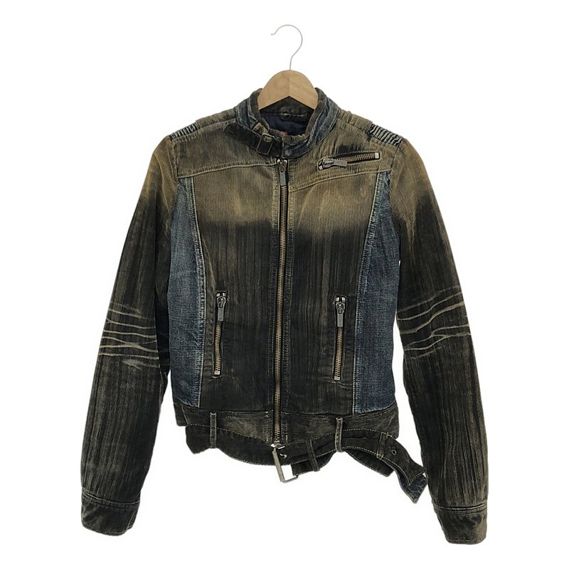 DIESELディーゼルライダースジャケット アンバランス DIESELディーゼルライダースジャケット アンバランス
