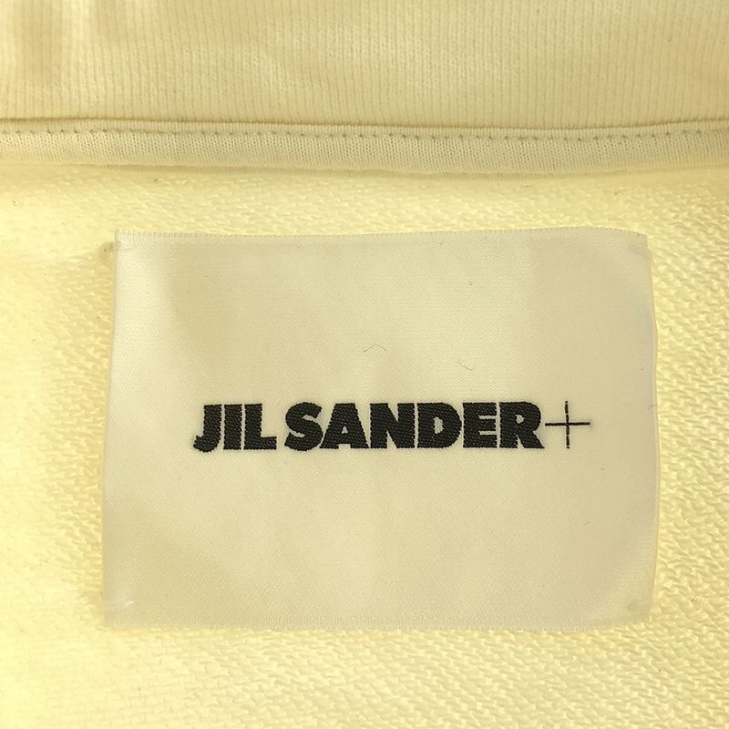 JIL SANDER+ / ジルサンダープラス ネック刺しゅう オーバーサイズ モックネックスウェット