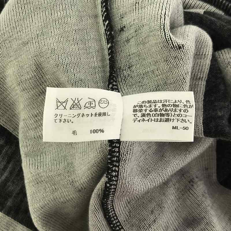 ISSEY MIYAKE / イッセイミヤケ ハイネック ストライプ ニット