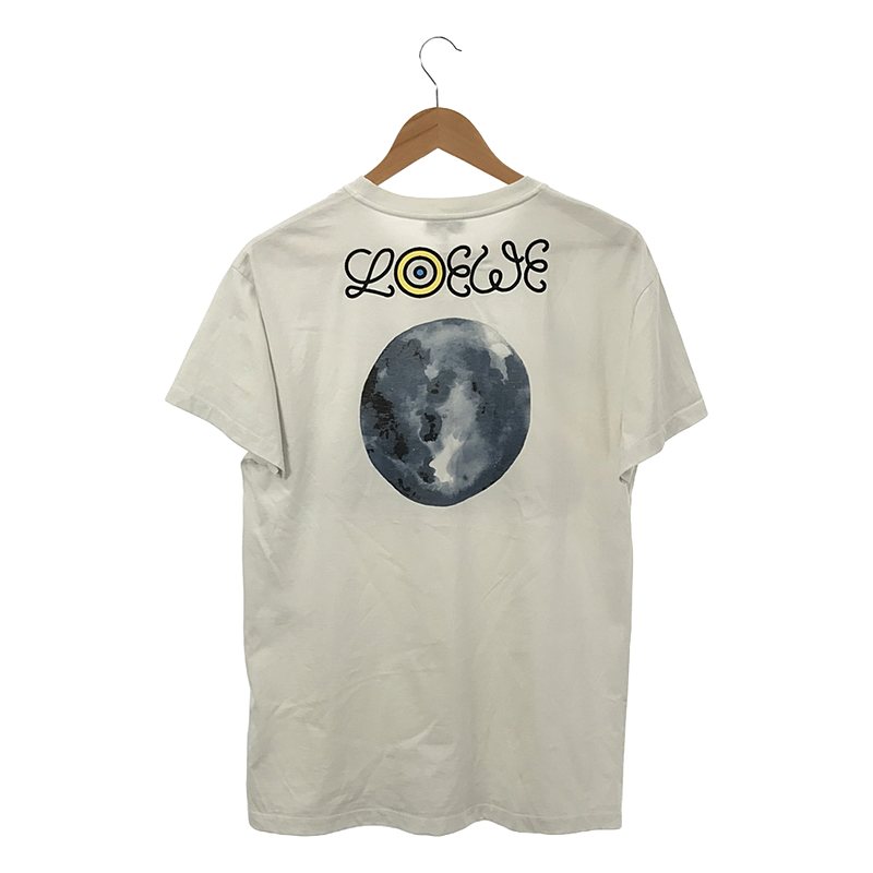 LOEWE / ロエベ ブルームーンプリント ロゴ刺しゅう Tシャツ