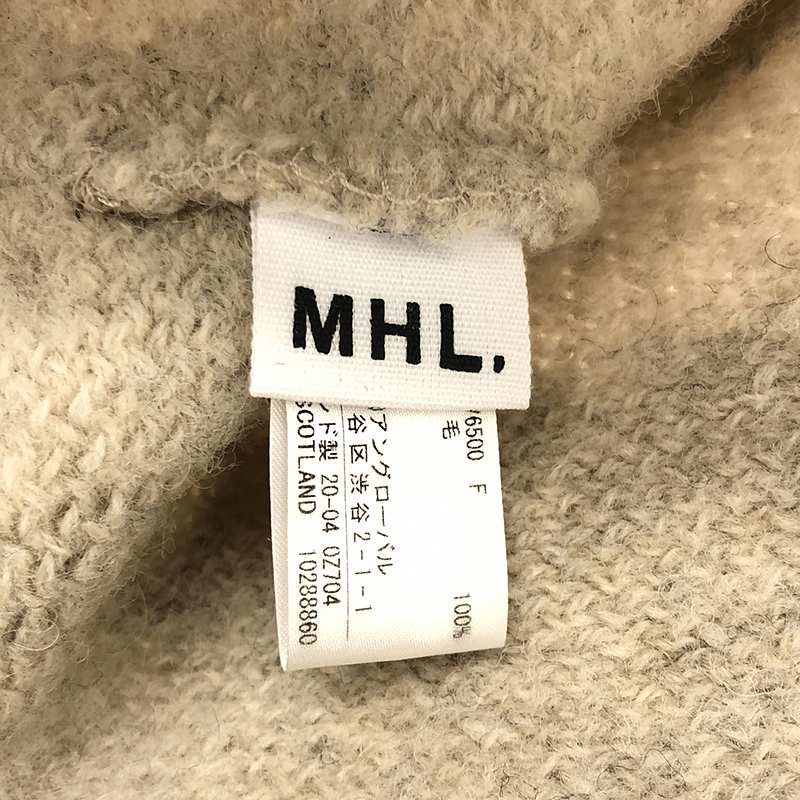 MHL. / エムエイチエルマーガレットハウエル SHETLAND ウールニット帽