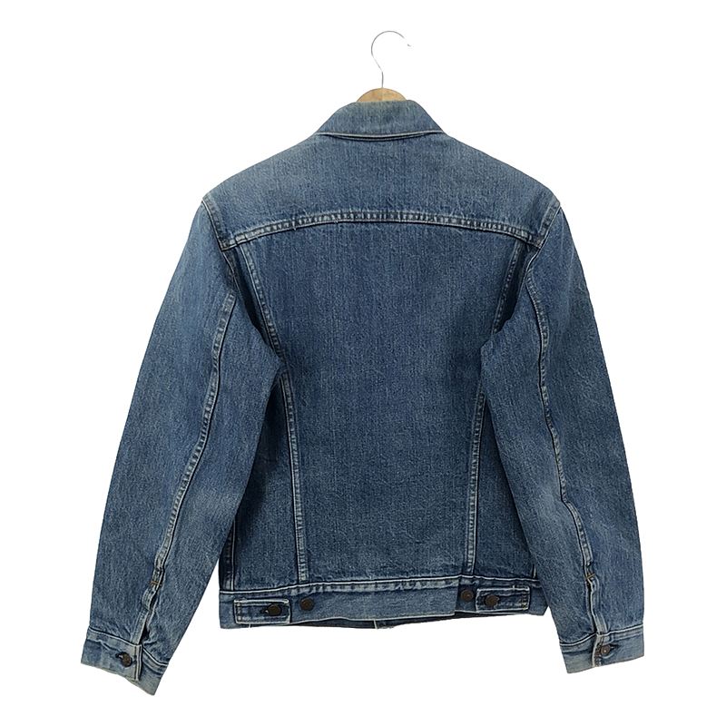 Levi's / リーバイス 70s ヴィンテージ USA製 71205-0317 刻印52 裏地ブランケット ロング丈 デニム トラッカージャケット