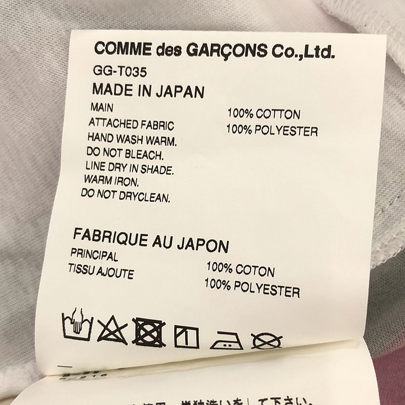 COMME des GARCONS / コムデギャルソン Minnie Composite Tee プリント Tシャツ