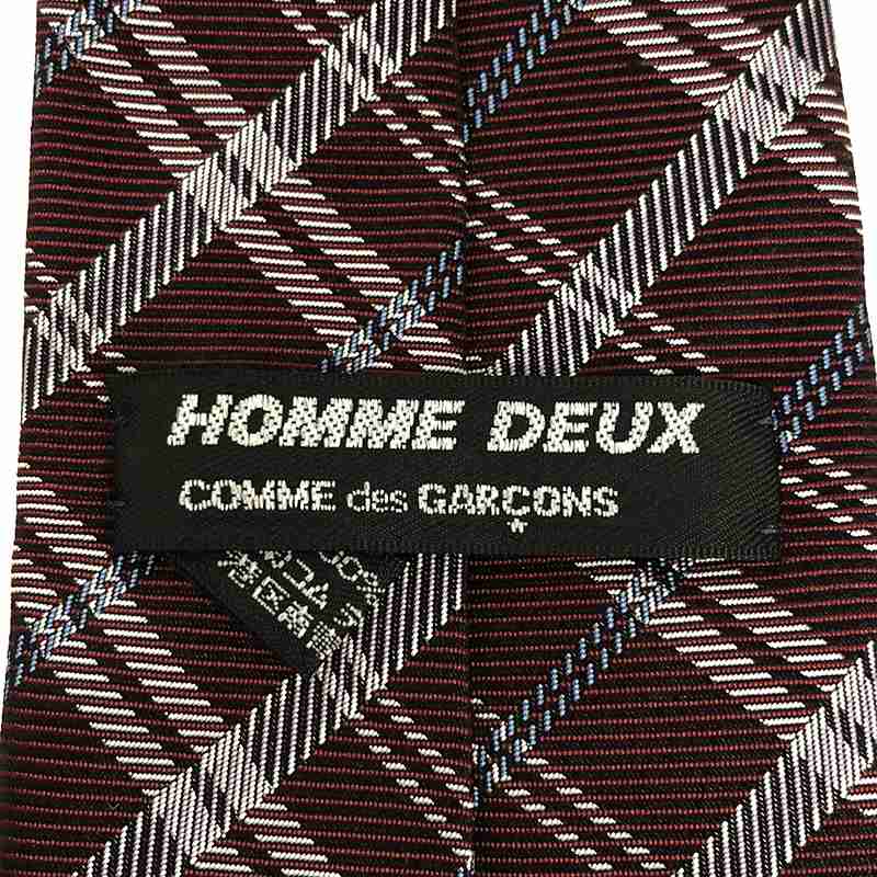 COMME des GARCONS HOMME DEUX / コムデギャルソンオムドゥ silk 100％ / シルク 総柄 ネクタイ / フォーマル / スーツ