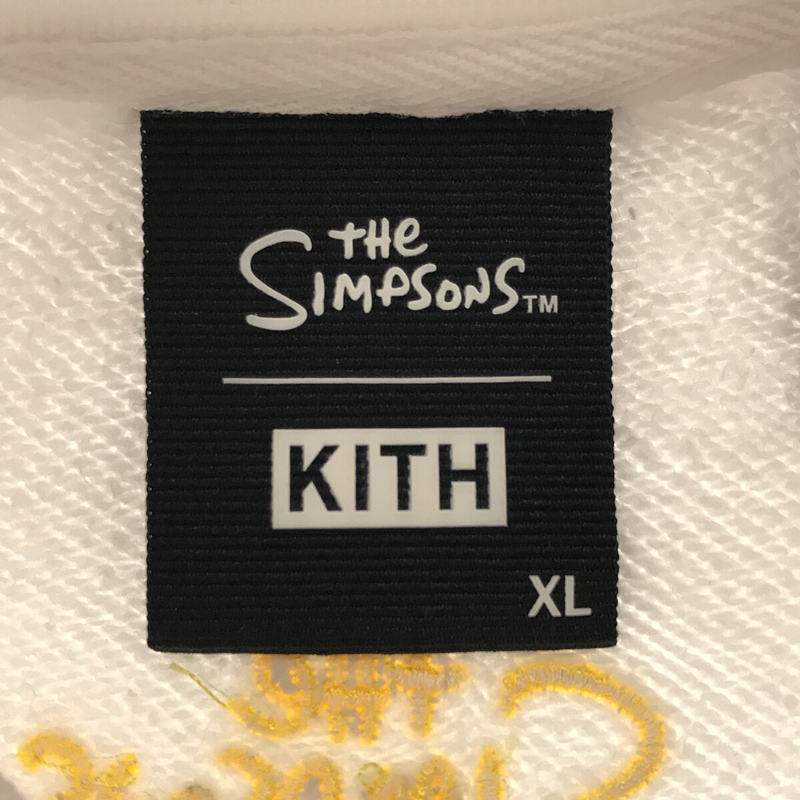 KITH / キス × THE SIMPSONS シンプソンズ コラボ マージ ボックスロゴ 刺繍 スウェット