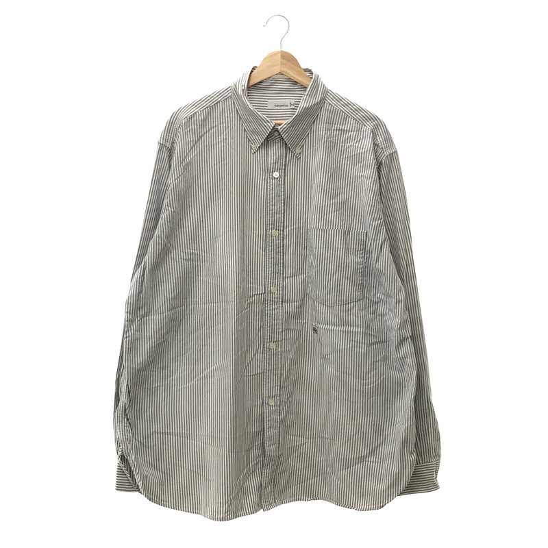 Button Down Stripe Wind Shirt ボタンダウン ストライプ ウインド シャツ