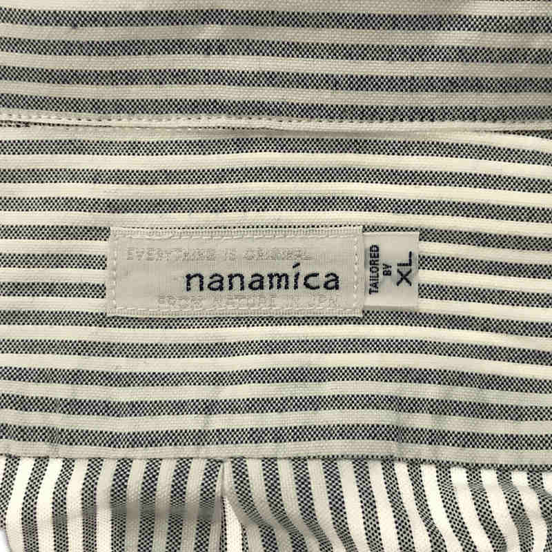 nanamica / ナナミカ Button Down Stripe Wind Shirt ボタンダウン ストライプ ウインド シャツ