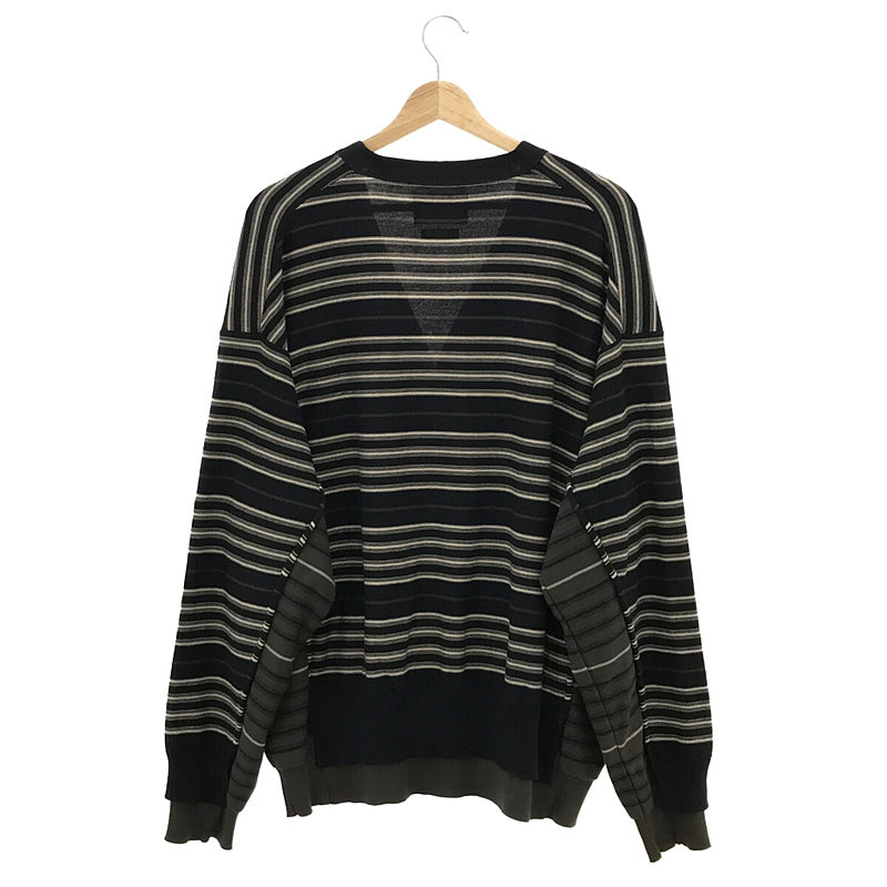 YOKE / ヨーク BORDER CONNECTING CARDIGAN ボーダー コネクティング カーディガン