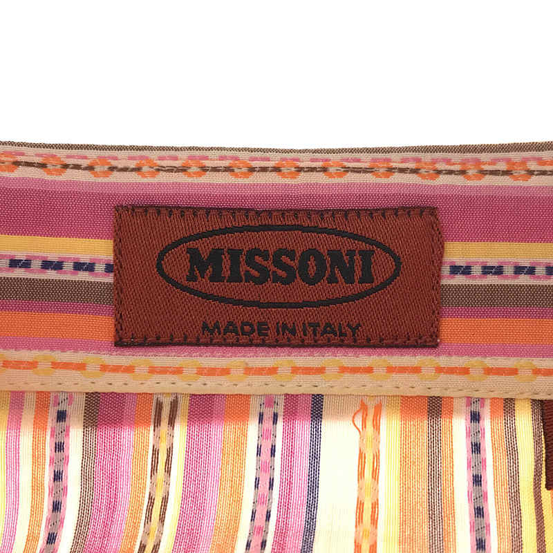 MISSONI / ミッソーニ コットンシルク オーバーサイズ 総柄シャツ