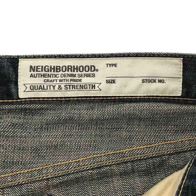 NEIGHBOR HOOD / ネイバーフッド WASHED DP DENIM NARROW PANTS