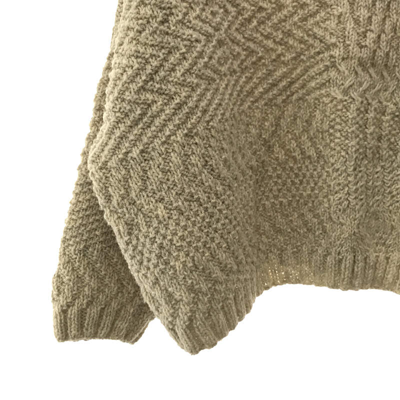 ISABELLA STEFANELLI / イザベラステファネリ - Virginia Jumper - Aran / Irish wool-hand knitted アランニット