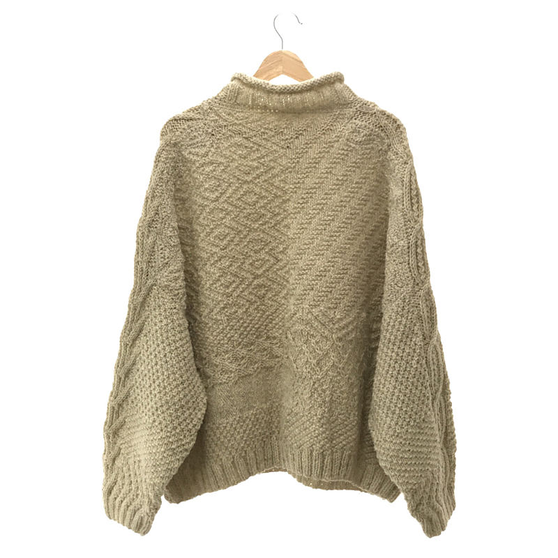 ISABELLA STEFANELLI / イザベラステファネリ - Virginia Jumper - Aran / Irish wool-hand knitted アランニット