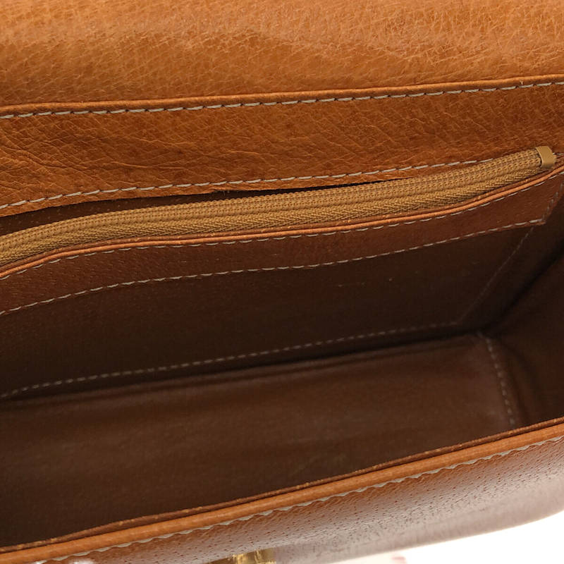 COURREGES / クレージュ レザー ショルダーバッグ