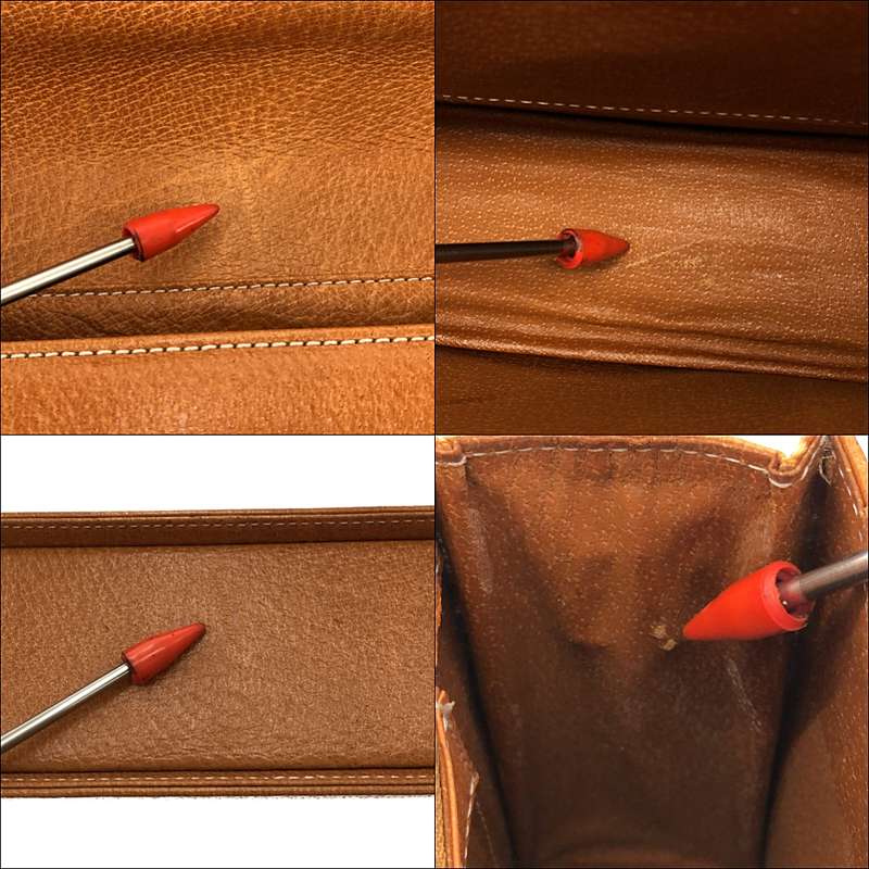 COURREGES / クレージュ レザー ショルダーバッグ