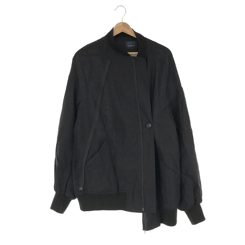 REGULATION Yohji Yamamoto / レギュレーションヨウジヤマモト MILITARY BACK SATIN R-3WAY BOMBER バックサテン 3WAY ボンバージャケット