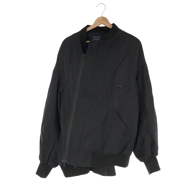 REGULATION Yohji Yamamoto / レギュレーションヨウジヤマモト MILITARY BACK SATIN R-3WAY BOMBER バックサテン 3WAY ボンバージャケット