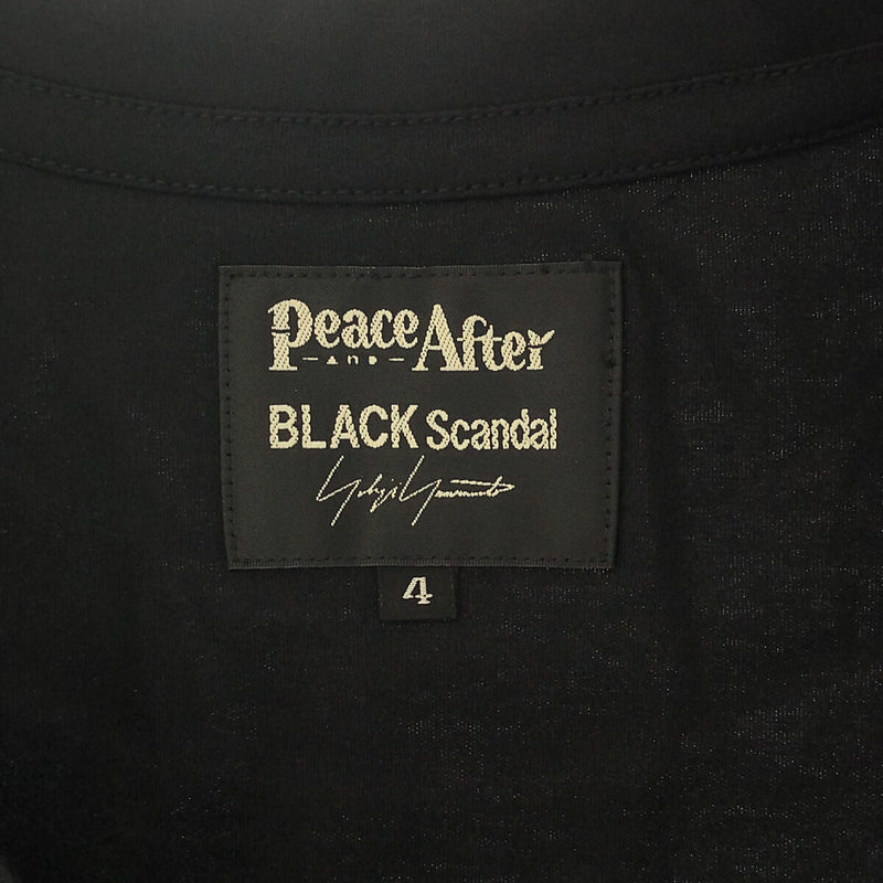 BLACK Scandal YOHJI YAMAMOTO / ブラックスキャンダルヨウジヤマモト × PEACE AND AFTER / ピース アンド アフター コラボ プリントTシャツ