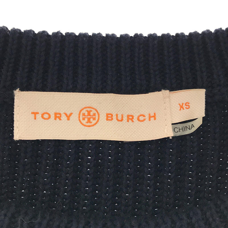 TORY BURCH / トリーバーチ ドッキング レイヤード 半袖ニット