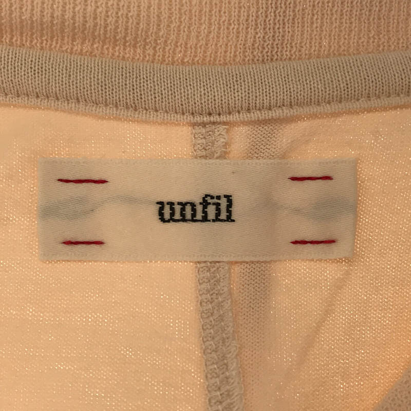 unfil / アンフィル ジャパニーズペーパー 半袖 Tシャツ