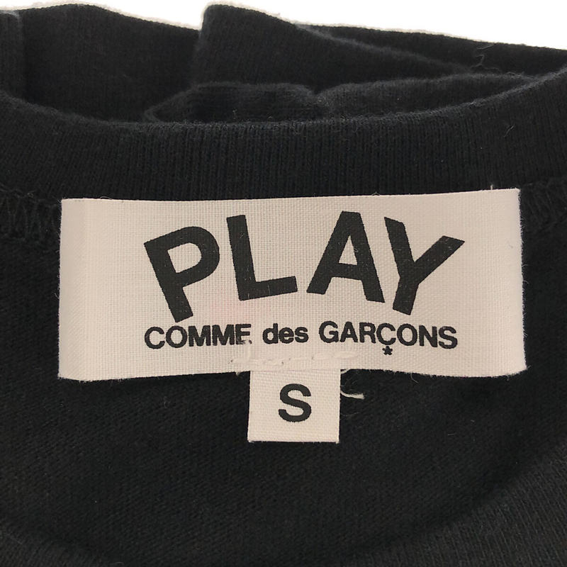 PLAY COMME des GARCONS / プレイコムデギャルソン ゴールド ハートワッペン Tシャツ