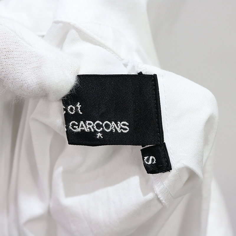 tricot COMME des GARCONS / トリココムデギャルソン スカラップカラーコットンシャツ