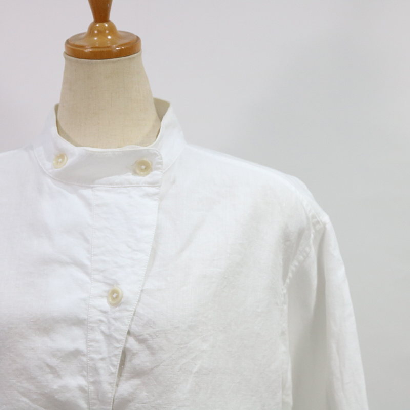 NIGEL CABOURN WOMAN / ナイジェルケーボン ウーマン リネンプルオーバーシャツ