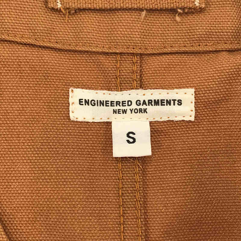 Engineered Garments / エンジニアドガーメンツ シンチバック ドーナツボタン コットン ダック ワーク ベスト