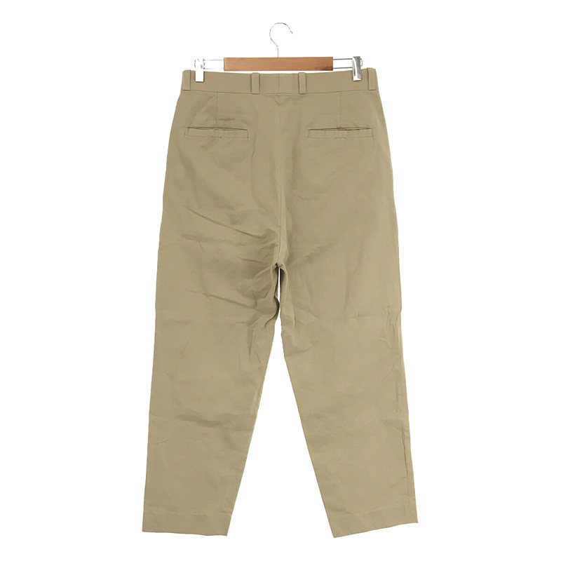 YAECA / ヤエカ CHINO CLOTH PANTS TAC TAPERD コットン チノ タック テーパード パンツ