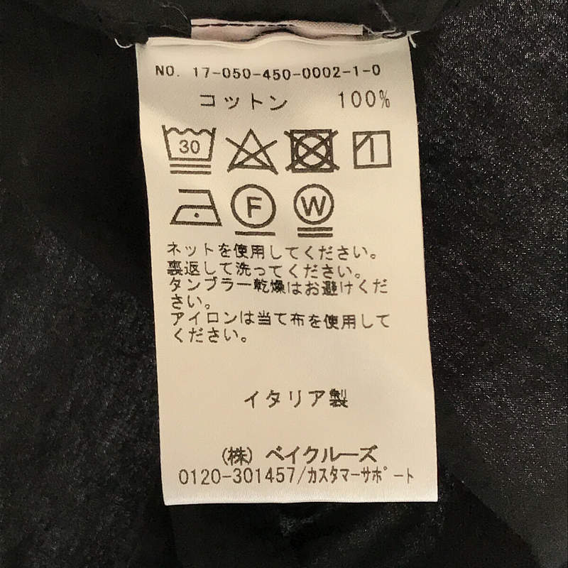 その他 コットン バックボタンシャツワンピース