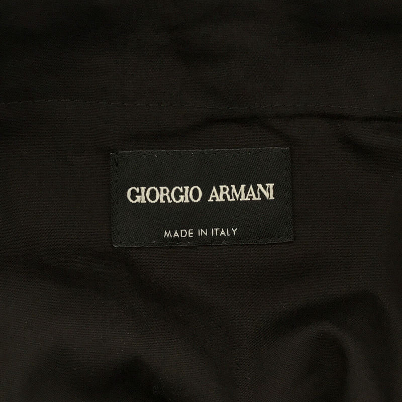 GIORGIO ARMANI / ジョルジオアルマーニ イタリア製 リネン シルク ヴィスコース ストライプ ショート パンツ