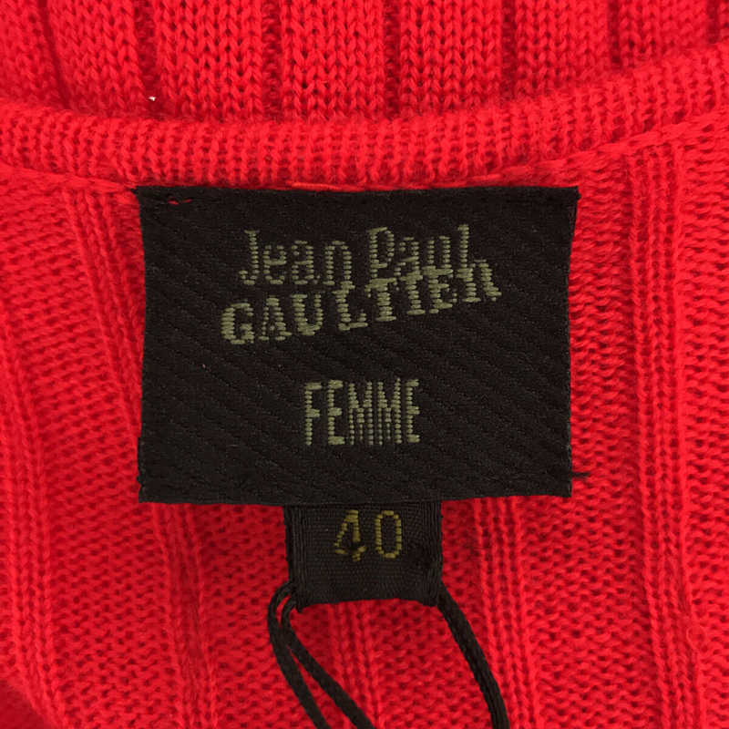 Jean Paul Gaultier / ジャンポール・ゴルチエ FEMME / 1990s ニットロングベスト