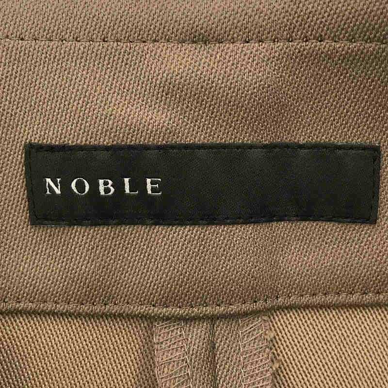 NOBLE / ノーブル T/Cダブルクロス フープジップタイトスカート