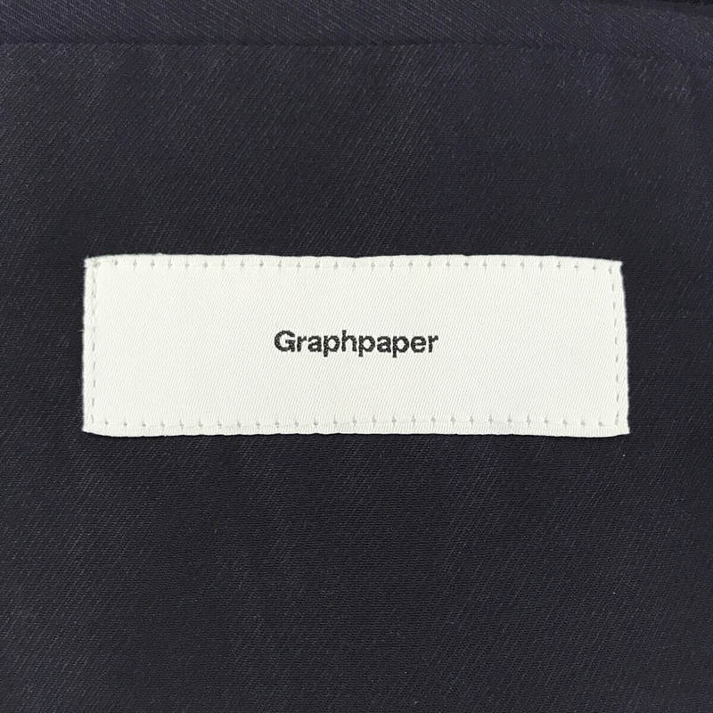 Graphpaper / グラフペーパー セットアップ ビッグシルエット ウール 3B シングル テーラード ジャケット / ウール タック スラックス パンツ